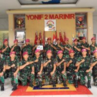 Yonif 2 Marinir Kukuhkan Prajurit Muda dan Tanamkan Jiwa Petarung Serta Sambut Kembali Pasukan Perdamaian Dunia