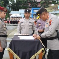 Polresta Tangerang Gelar Sertijab Kabag, Kasat, dan Kapolsek, Ini Daftarnya