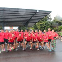 Komandan Yonif 2 Marinir Pimpin Langsung Prajurit Tuntaskan Lari 5K Warnai Hut Pasmar 1 Ke-22