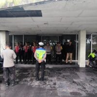 Polsek Cikupa Gelar Apel Pengamanan Keberangkatan Aksi Unjuk Rasa AMPP