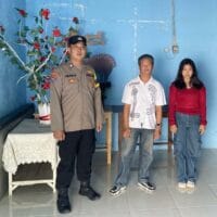 Polsek Cikupa Laksanakan Pengamanan Ibadah Minggu, Wujudkan Rasa Aman Umat Kristiani