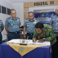 Kodaeral XIV Laksanakan Penandatanganan Kontrak Secara Kolektif