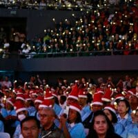 Panglima TNI Dampingi Presiden Prabowo Hadiri Perayaan Natal Nasional 2025 di GBK