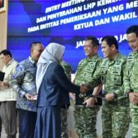 Panglima TNI Dampingi Menhan RI Hadiri Entry Meeting Pemeriksaan Keuangan di BPK RI