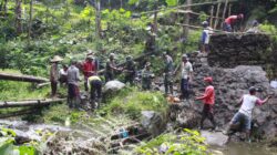 TMMD Ke 127 Fokus Tingkatkan Infrastruktur Desa, Jembatan Penghubung Mulai Dicor