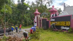 Pererat Silaturahmi, Babinsa Karangrejo Dan Warga Dusun Sumberjo Kompak Kerja Bakti Bersihkan Lingkungan