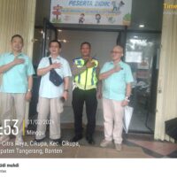 Polsek Cikupa Laksanakan Pengamanan Ibadah Minggu Kasih, Pastikan Umat Kristiani Beribadah dengan Aman dan Khidmat