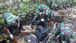 Kodim 1710/Mimika Gelar Aksi Bersih Pasar Sentral Timika