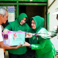Persit Kodim Bojonegoro Gelar Anjangsana dan Salurkan Bantuan Sembako