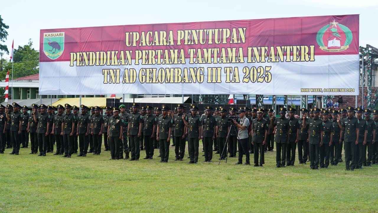 Kodam XVIII/Kasuari Tegaskan Tamtama sebagai Ujung Tombak Kekuatan Teritorial dan Pengabdian Bangsa