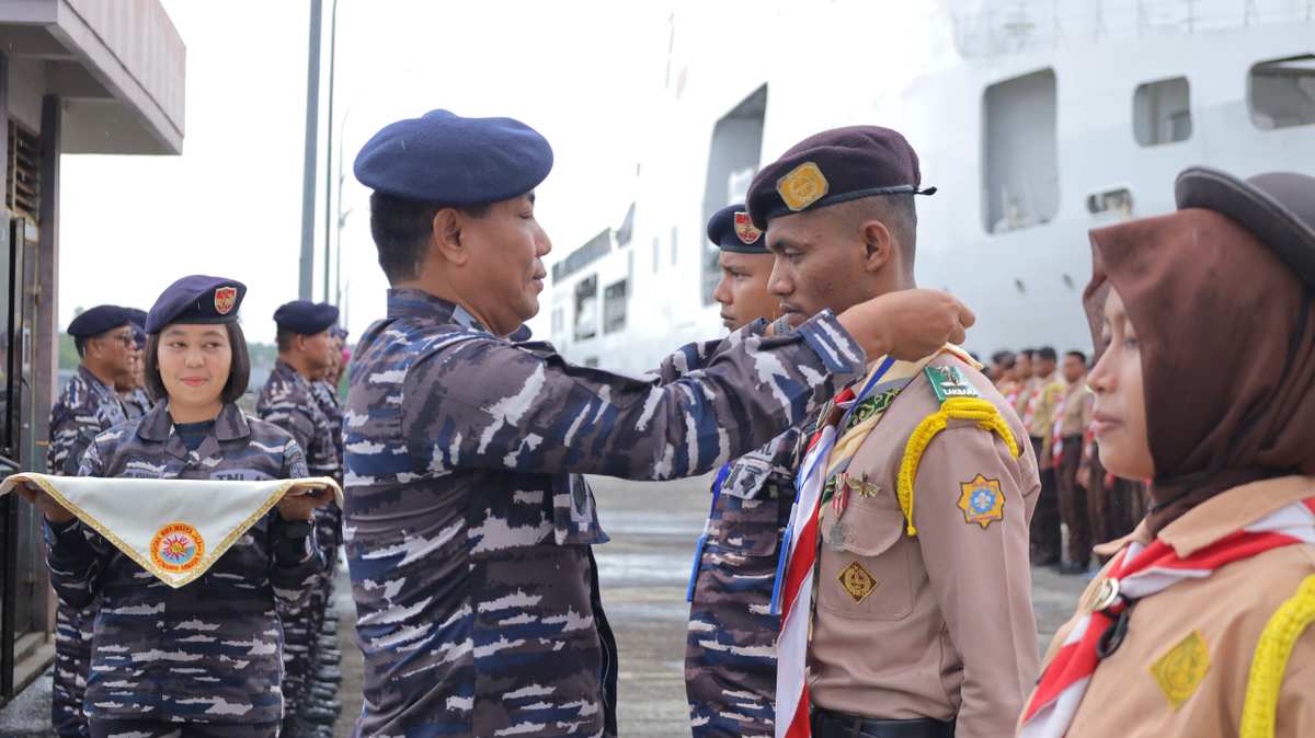 Bentuk Karakter Disiplin dan Kepemimpinan, Persami KKRI 2026 di Armada III Resmi Dibuka