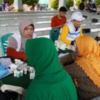 Sambut HUT ke- 80 Persit KCK, Kodim Bojonegoro Gelar Donor Darah dan Layanan Kesehatan Gratis