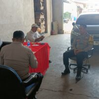 Kanit Binmas Polsek Cikupa IPTU Mahdi, S.H., Sambangi Kepala Desa Sukanagara, Perkuat Sinergi Harkamtibmas