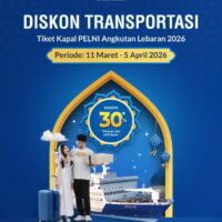 Mudik Lebaran 2026 Lebih Hemat, PELNI Kembali Berikan Diskon 30% Untuk Tiket Ekonomi