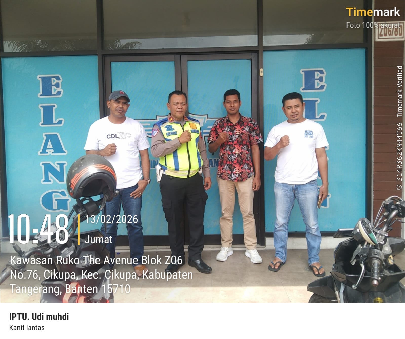 Polsek Cikupa Laksanakan Operasi KRYD, Berikan Imbauan kepada Debt Collector