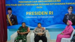 Polsek Cikupa Ikuti Groundbreaking SPPG Polri Secara Virtual