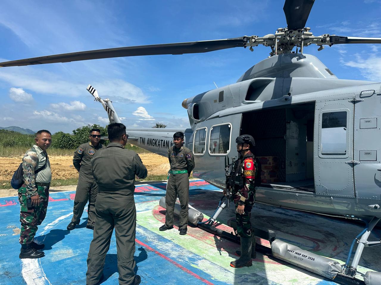 Prajurit Yonif 2 Marinir Aplikasikan Materi Kerja Sama Pesawat Udara pada Latihan Triwulan I 2026