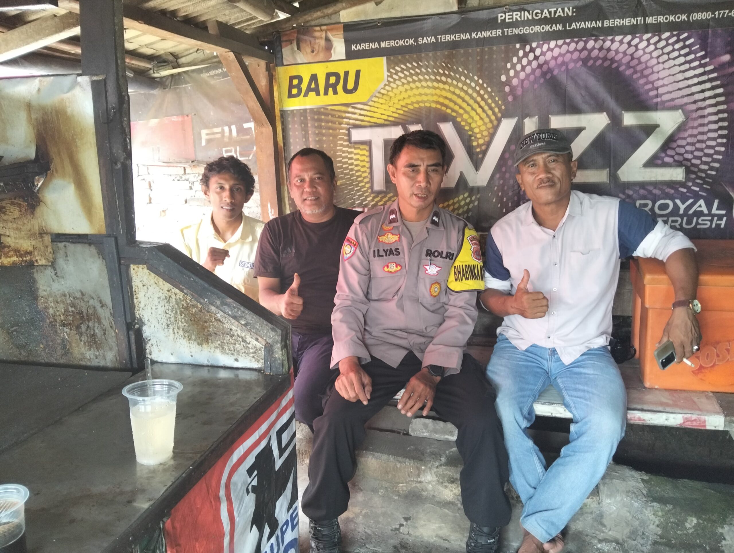 Bhabinkamtibmas Kelurahan Sukamulya Laksanakan Sambang dan Sampaikan Pesan Kamtibmas