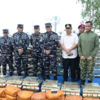 TNI AL Gelar Latihan Anti Akses dan Anti Amfibi, Sekaligus Pamerkan Tangkapan Timah dan Logam Tanah Jarang Senilai Rp 173,6 Milyar