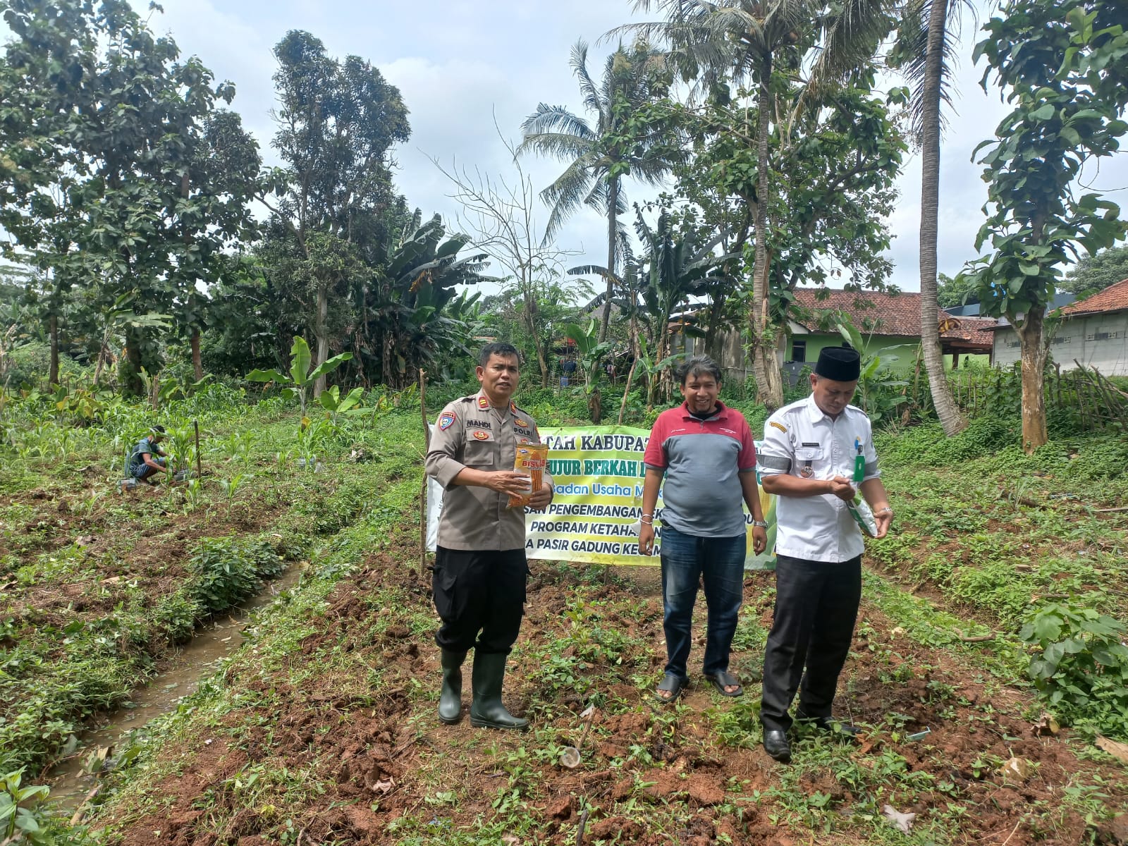 Polsek Cikupa Laksanakan Penanaman Jagung Hibrida Program 1 Desa 2 Hektare Triwulan I 2026