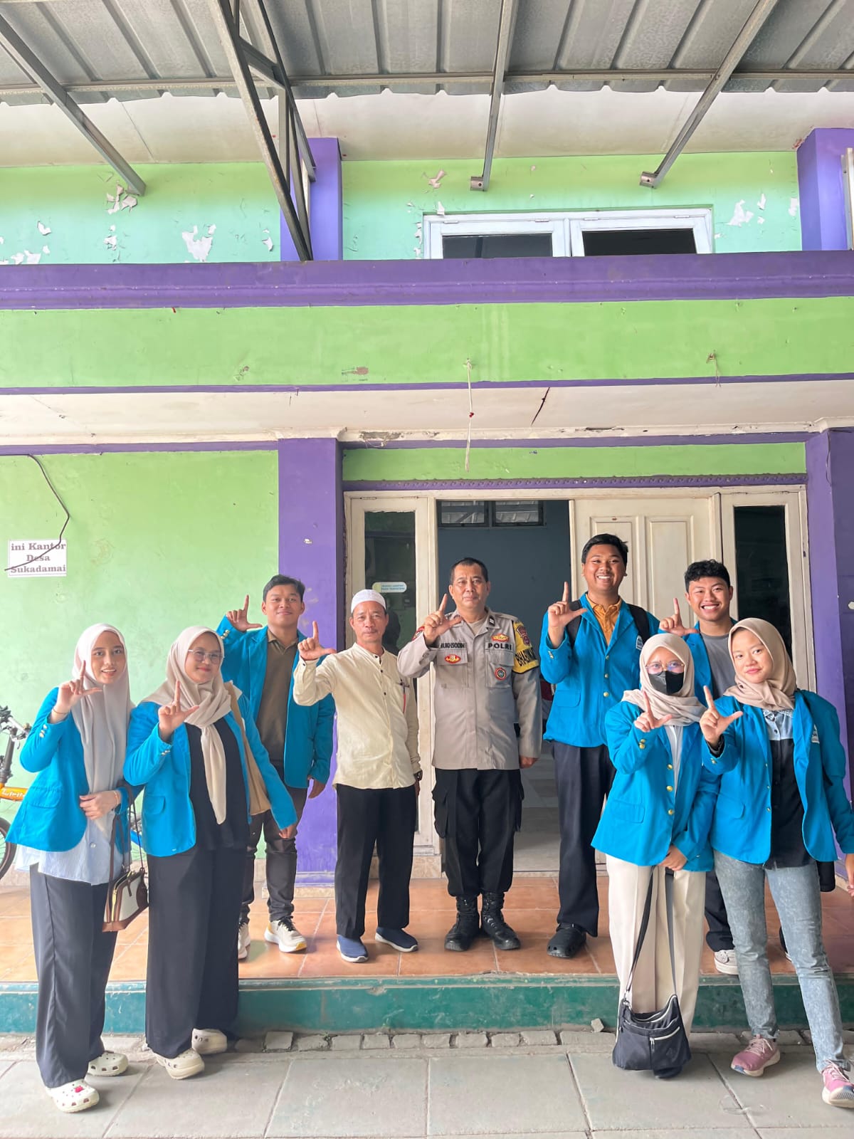 Bhabinkamtibmas Sukadamai Laksanakan Program Poliran, Polisi Peduli Pengangguran