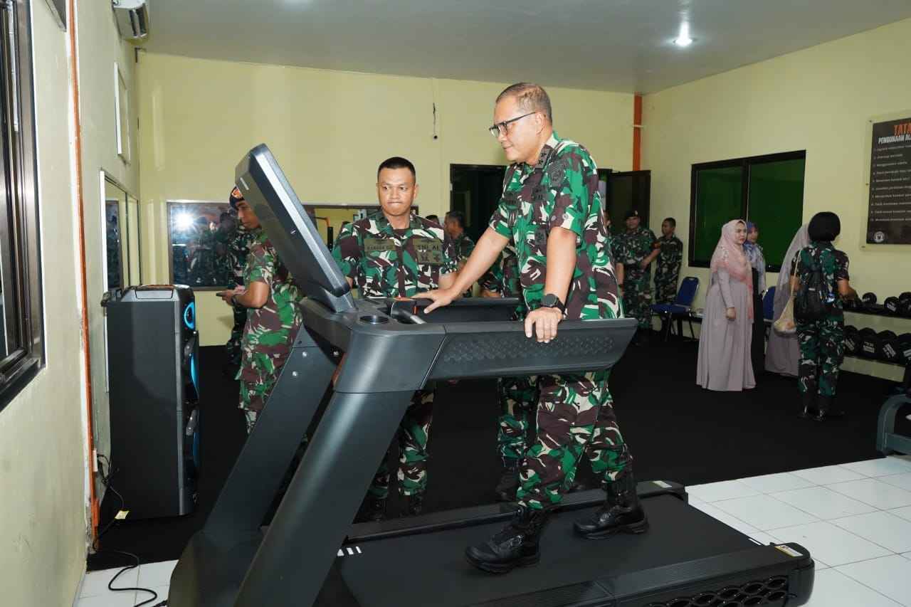 Komandan Kodaeral XIV Resmikan Moro Sangaji Gym, Sekaligus Lepas Purna Tugas Sahli A Kodaeral XIV