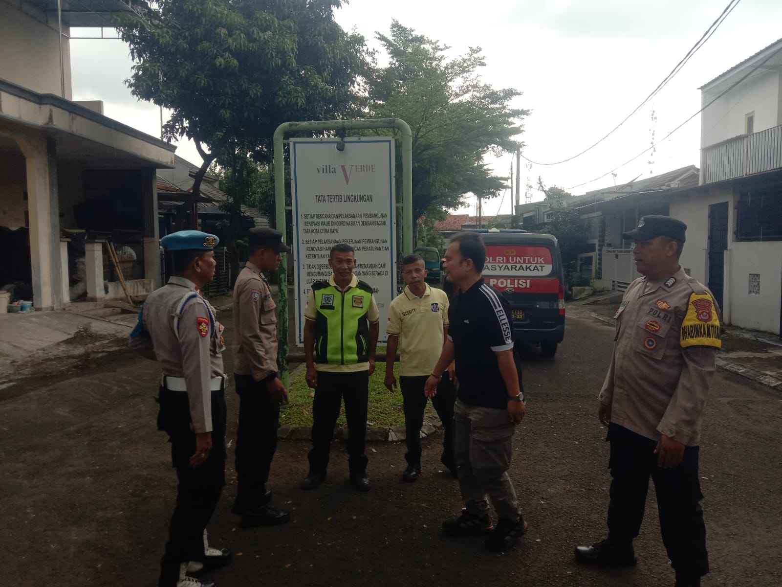 Polsek Cikupa Gelar Ops Cipkon KRYD Antisipasi Curanmor di Kawasan Perumahan