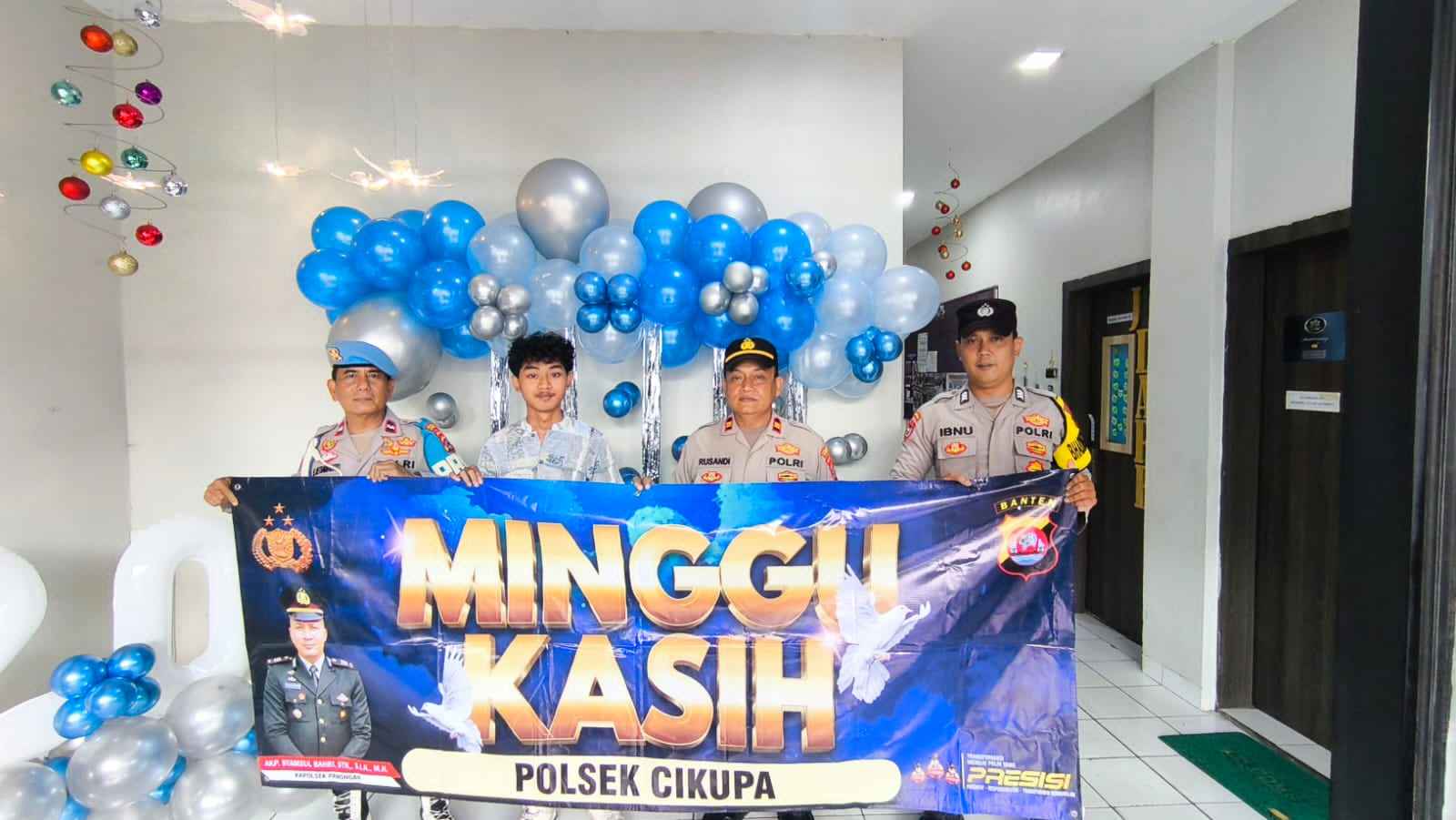 Polsek Cikupa Laksanakan Pengamanan Ibadah Minggu Kasih di Sejumlah Gereja