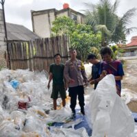 Bhabinkamtibmas Kelurahan Sukamulya Laksanakan Poliran dan Sampaikan Pesan Kamtibmas