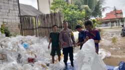 Bhabinkamtibmas Kelurahan Sukamulya Laksanakan Poliran dan Sampaikan Pesan Kamtibmas