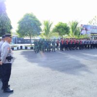 TNI-Polri Bersinergi, Apel Siaga Kamtibmas Selama Bulan Ramadhan di Kota Tidore