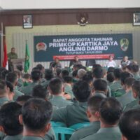 Primkop Kartika Jaya Angling Darmo Kodim Bojonegoro Gelar RAT Tutup Buku Tahun 2025