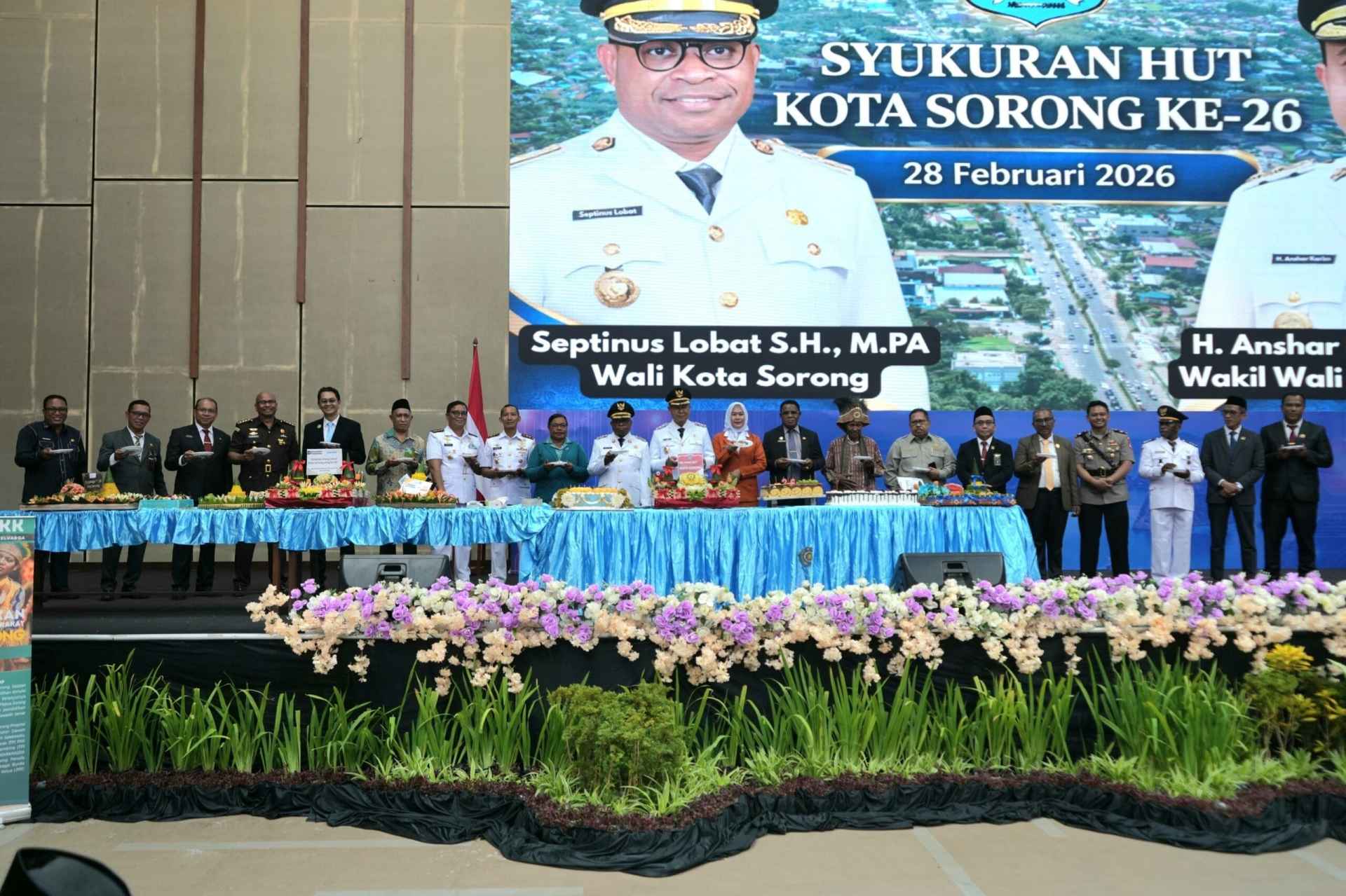 Armada III Hadiri Upacara Peringatan HUT Ke-26 Kota Sorong
