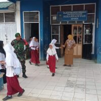 Hadir untuk Rakyat, TNI AD Pulihkan SD dan TK Terdampak Bencana di Tapanuli Selatan