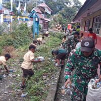 Sabtu Bersih Sekolahku, Kodim 1714/Puncak Jaya