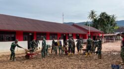 TNI AD Percepat Pemulihan Sekolah Terdampak Bencana di Tapanuli Tengah