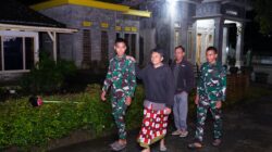 Pererat Kemanunggalan, Satgas TMMD Ke 127 Kodim 0808/Blitar Gelar Ronda Malam Bersama Warga Dusun Tirtomoyo