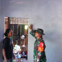 Menjelang Penutupan TMMD Ke 127, Dan SSK Satgas Lakukan Pengecekan RTLH Rumah Bu Muntiani