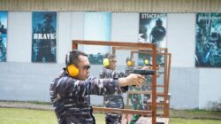 Tingkatkan Profesionalisme, Para Komandan Satuan Kodaeral XIV Laksanakan Latihan Menembak