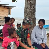 TMMD Ke-127, Dandim 1804/Kaimana Ajak Warga Kampung Namatota Jaga Kelestarian Alam dan Prioritaskan Pendidikan Anak