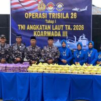 Semarak Ramadhan di Perbatasan: Satgas Trisila 2026 Armada III Tebar Kebaikan Lewat Aksi Bagi Takjil di Kepulauan Aru
