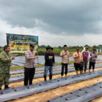 Bhabinkamtibmas Polsek Cikupa Hadiri Penanaman Jagung Hibrida Program 1 Desa 2 Hektare di Desa Bojong