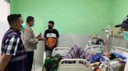 PJU Polda PBD Jenguk Korban Penikaman di RSUD Sele Be Solu Sorong