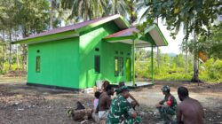 Warga Kampung Sisir Apresiasi TMMD 127 Kodim 1804/Kaimana, Danrem 182/Jazira Onim Tinjau Langsung Hasil Pembangunan