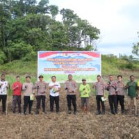 Polres Sorong Selatan Laksanakan Penanaman Jagung Serentak Kuartal I Tahun 2026 di Kampung Monmok
