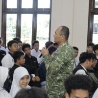 Kodaeral XIV Dukung Kampanye Penerimaan Calon Taruna Akademi TNI TA 2026 di SMA Averos Sorong