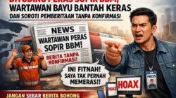 Merasa Dirugikan, Wartawan Bayu Desak Klarifikasi Media Penulis Tuduhan Pemerasan