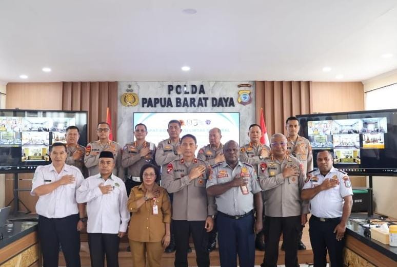 Pimpin Rakor Lintas Sektoral Operasi Ketupat Dofior 2026, Kapolda Papua Barat Daya Matangkan Strategi Pengamanan
