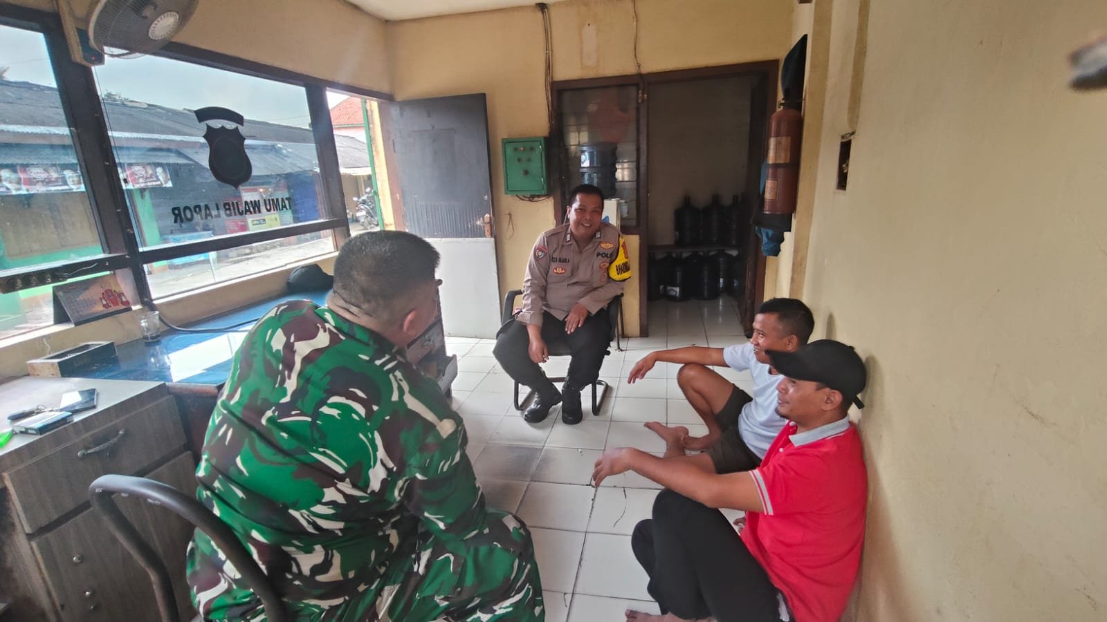 Bhabinkamtibmas Polsek Cikupa Laksanakan Cooling System dan DDS di Desa Bojong