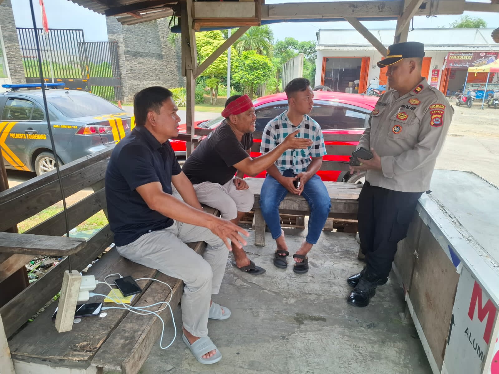 Respons Cepat Laporan 110, Polsek Cikupa Cek Dugaan Pungli di Desa Pasir Jaya